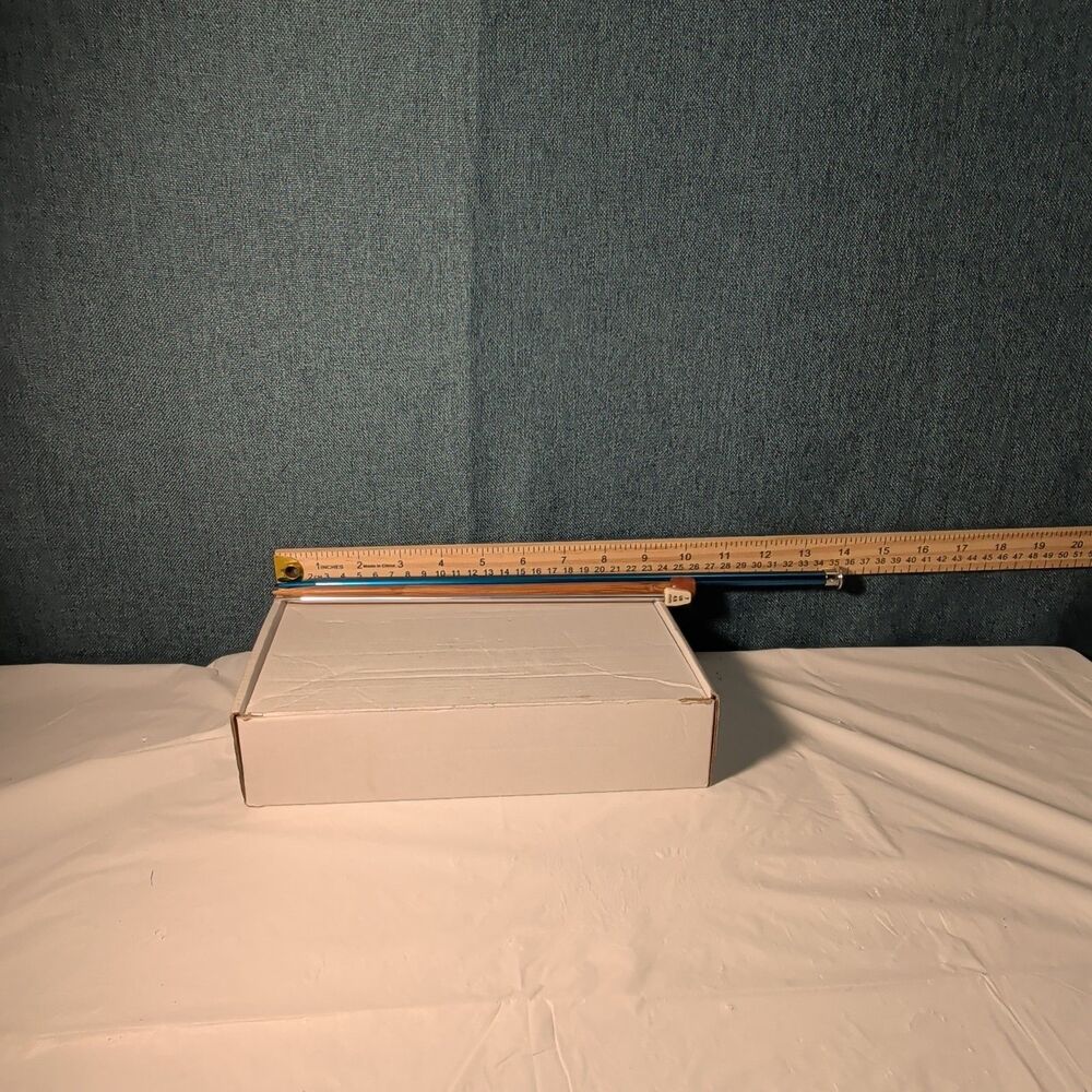 Boye Size 5 Aluminum Knitting Needle 14 Inch Single Point Teal Blue 6328 Vintage